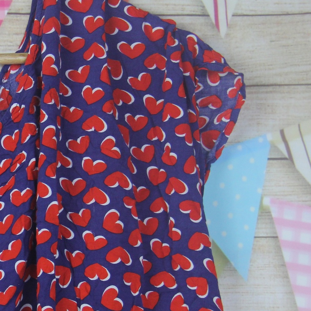 Old Navy Plus Bubble Heart Flutter Sleeve Shirt - image 6